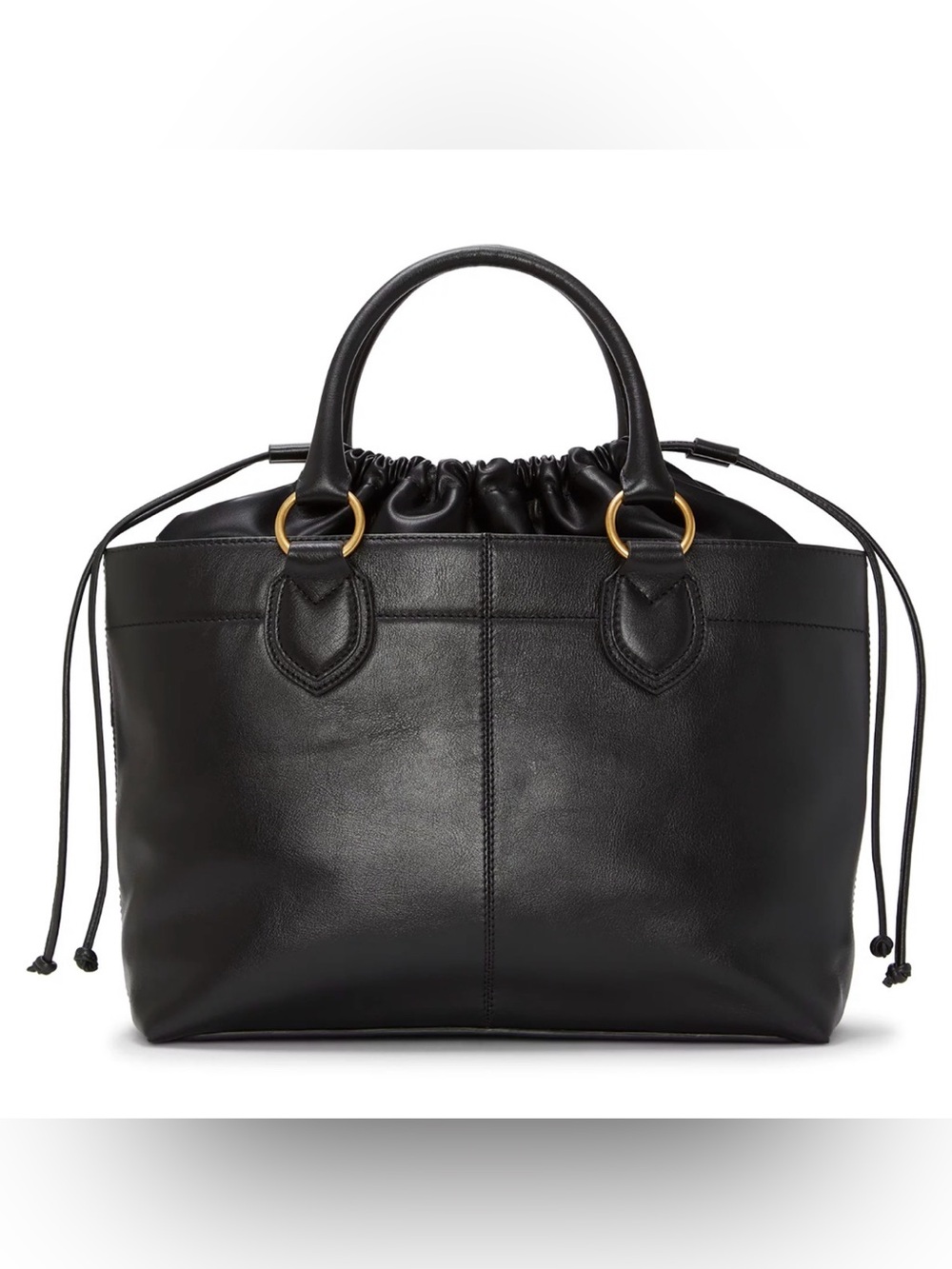 Vince Camuto Liann Tote Black Leather NWT